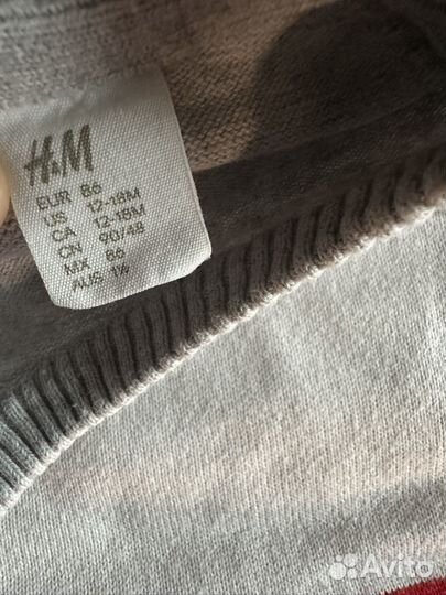 Джемперы 80-86 h&m benetton