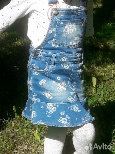 Джинсовый сарафан,джинсовка
