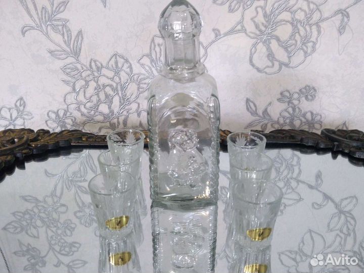 Стеклянные фужеры.Стеклянные рюмки.ссср