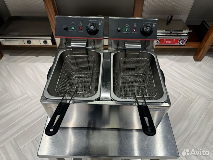 Фритюрница 4+4л Maklin