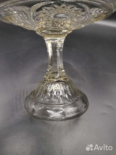 Ваза для фруктов Конфетница Стекло 30-е годы П72