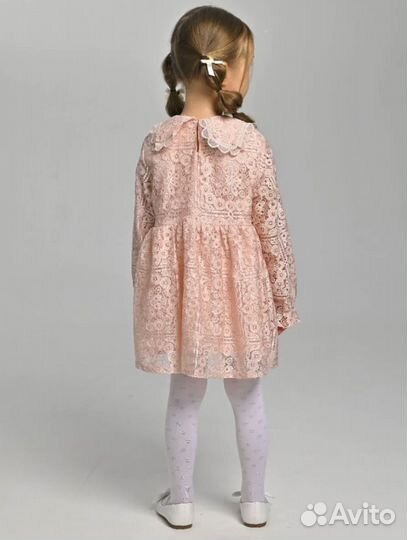 Платье для девочки праздничное короткое (на 86-92)
