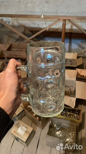 Кружки литровые пивные новые