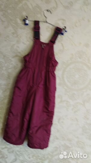 Демисезонный полукомбинезон для девочки