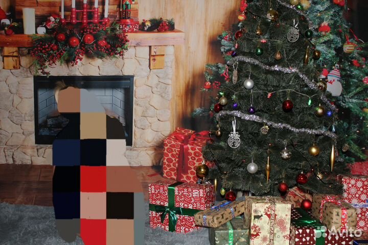 Фотошторы новогодние