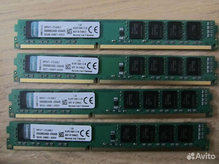 Оперативная память.DDR3 8Гб 1600мгц Kingston