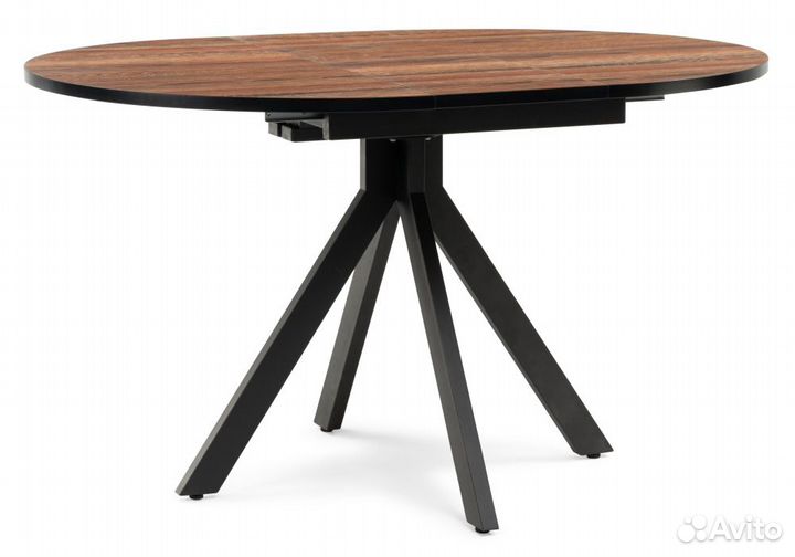 Обеденная группа Эмелин дерево - серый - черный