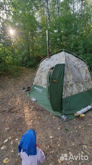 Мобильная походная баня палатка прокат