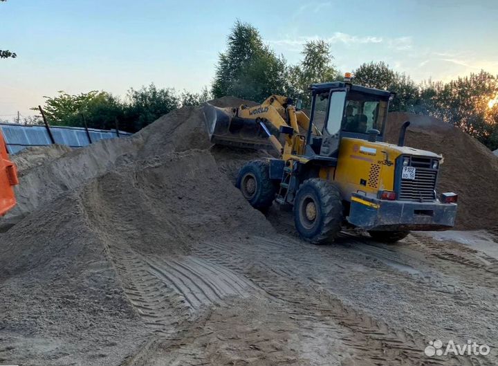 Песок, Щебень