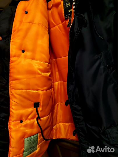 Мужская зимняя куртка парка Аляска Alphа N-3В