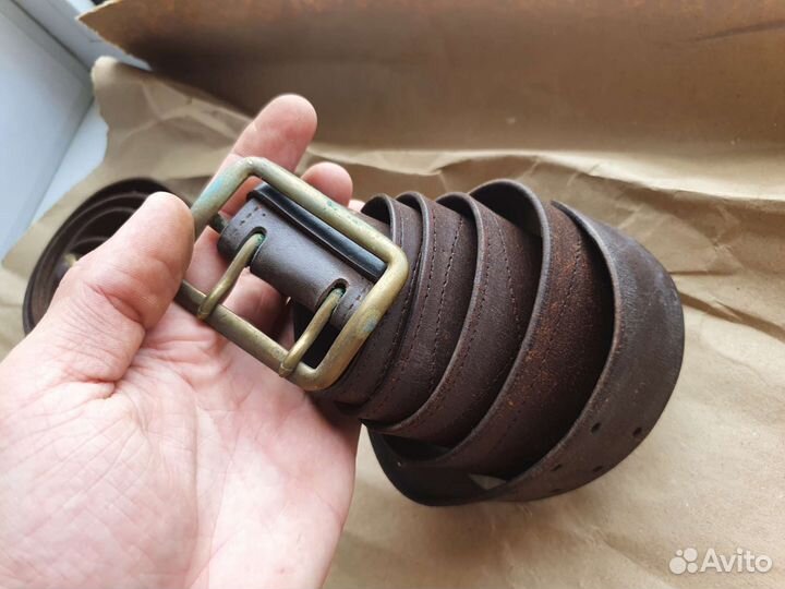 Офицерский ремень кожа СССР