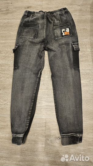 Джинсы джогеры мальчик 152 рост