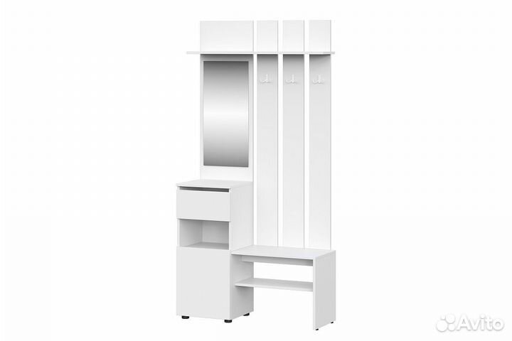 Прихожая вешалка с зеркалом IKEA 100х200