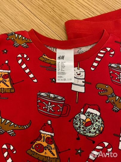 Пижама новогодняя H&M р-р 134