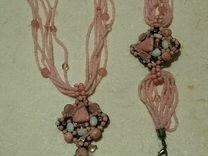 Комплект ожерелье и браслет