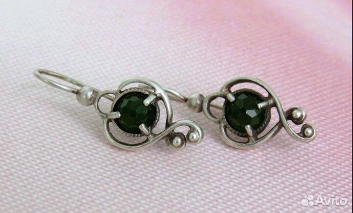 Серебряные серьги Серебро 925 Клейма СССР