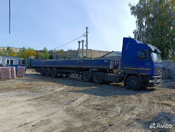 Маз Седельный тягач 6430 с полуприцепом