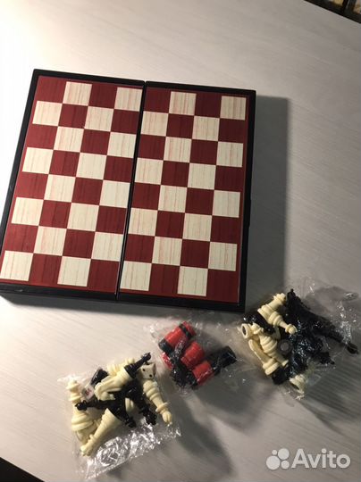 Шахматы нарды шашки набор