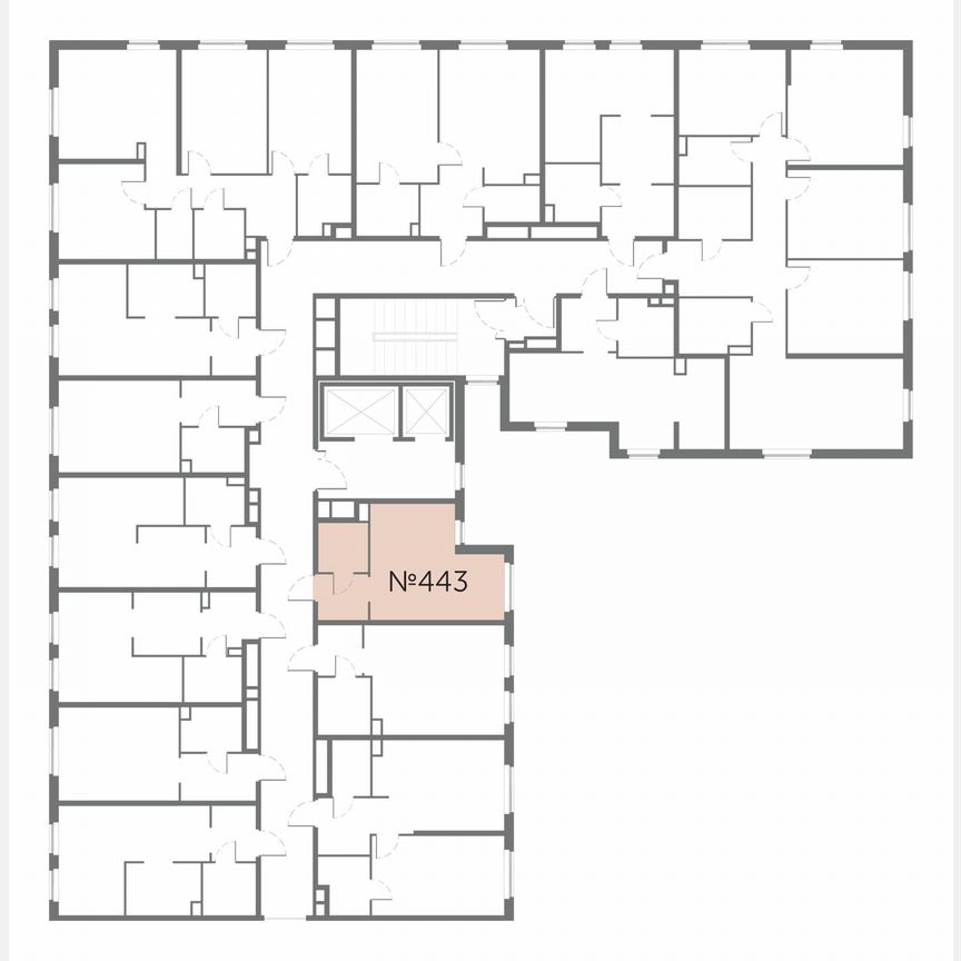 Апартаменты-студия, 23,6 м², 15/17 эт.