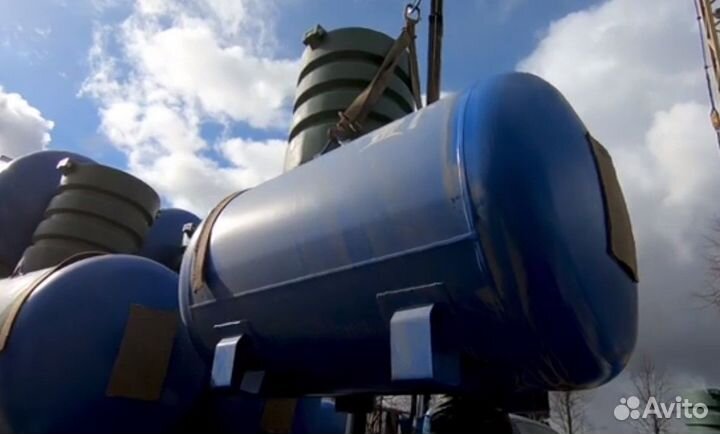 Монтаж газгольдера Усть-Канский р-н с котельным