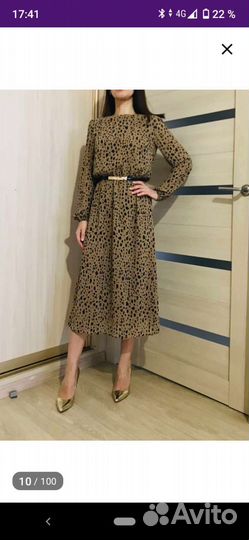 Платье из шифона новое