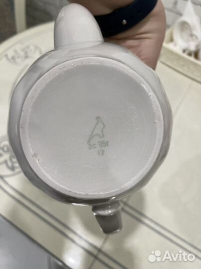 Заварочный чайник и молочник Дулево СССР