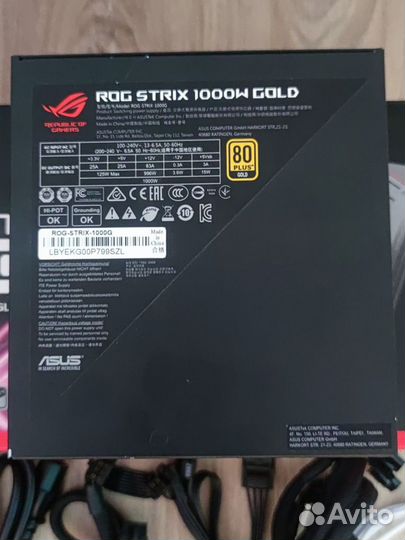 Игровой Блок Питания Asus Rog Strix 1000G