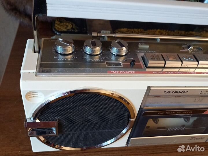 Кассетная магнитола sharp qt77