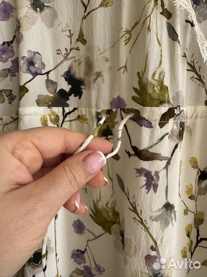 Сарафан платье massimo dutti 40 шелк