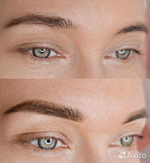 Перманентный макияж бровей (татуаж бровей)