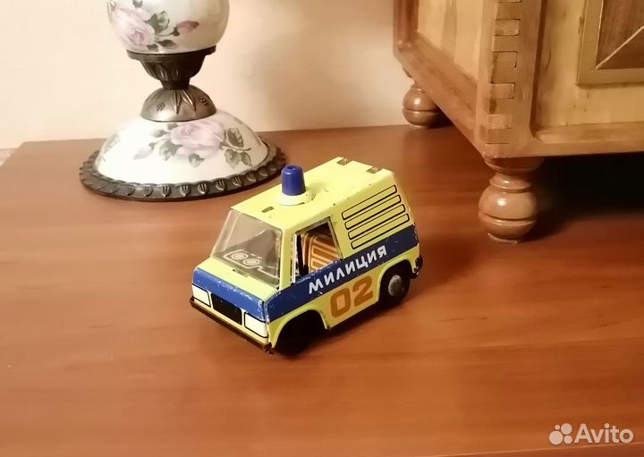 Машинка милиция,Триг, Радуга,Игрушка из СССР
