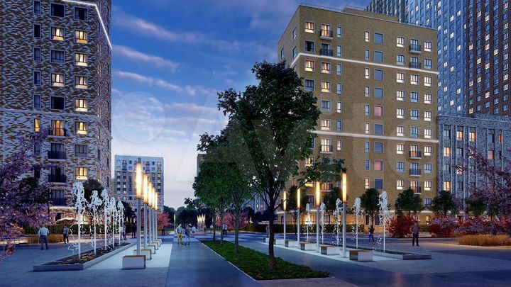 2-к. квартира, 68,7 м², 6/39 эт.