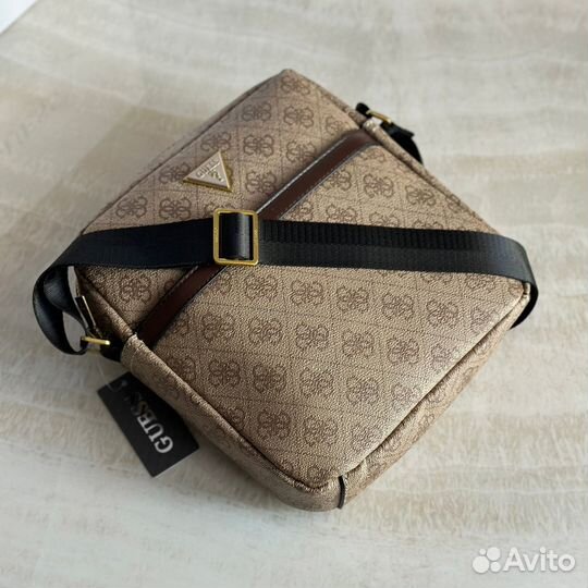 Guess сумка мужская коринчевая сумка