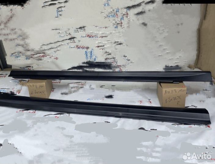 Бампер передний w204 с204 и пороги в стиле аmg 6.3