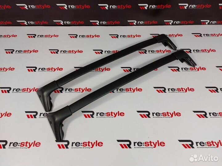 Рейлинги поперечные Lexus LX570 с16г Черные R2355