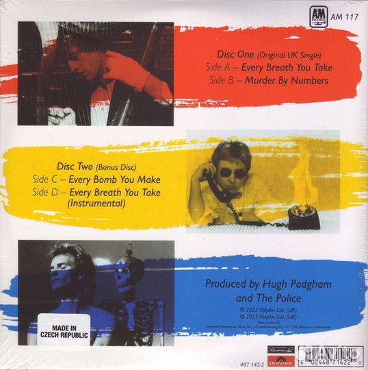 Виниловая пластинка THE police -Every Breath You Take - RSD 2023 release (RED & yellow Vinyl 2LP)