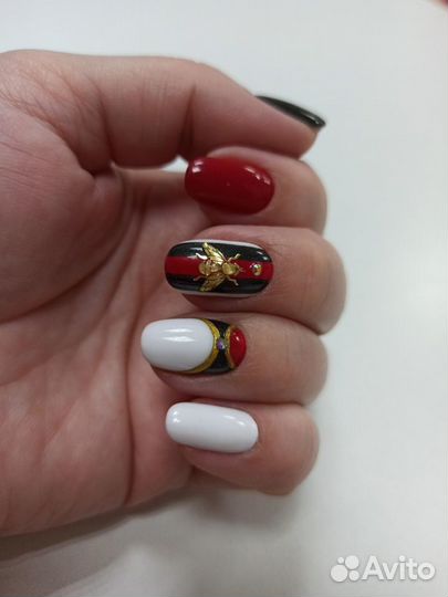 Маникюр, педикюр, покрытие гель-лаком, наращивание