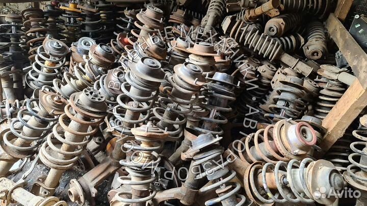 Стойка передняя на Дэу Матиз. Разбор