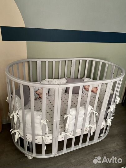 Кроватка трансформер с маятником