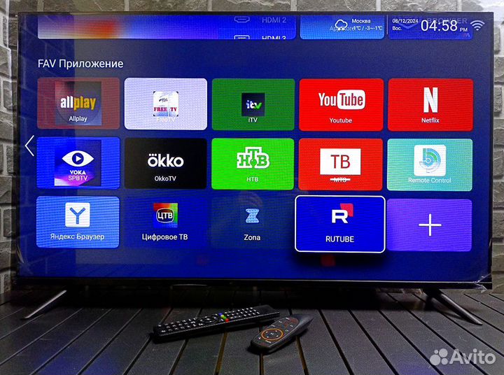 Телевизор Новый SMART TV 45 дюймов Android TV