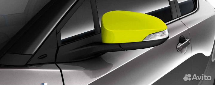 Новые крышки зеркал Toyota C-HR 2016-2023 лайм