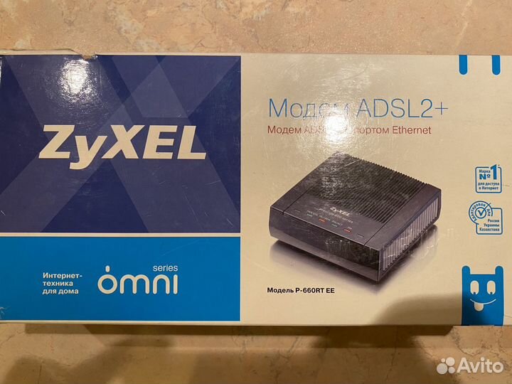Модем zyxel P-660RT EE