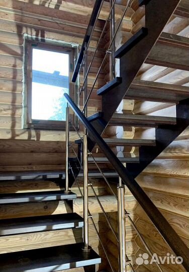 Лестница винтовая с монтажем