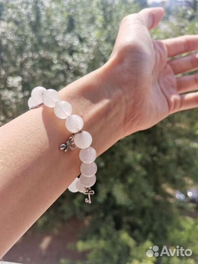Браслет с натуральным кварцем