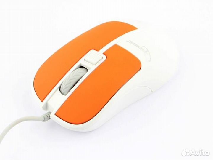 Мышь Gembird MOP-410-O оранжевый USB