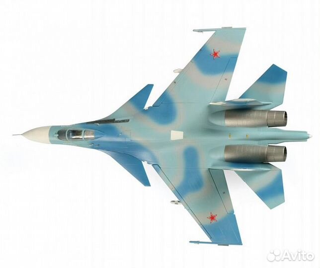 Сборная модель самолёта су-27