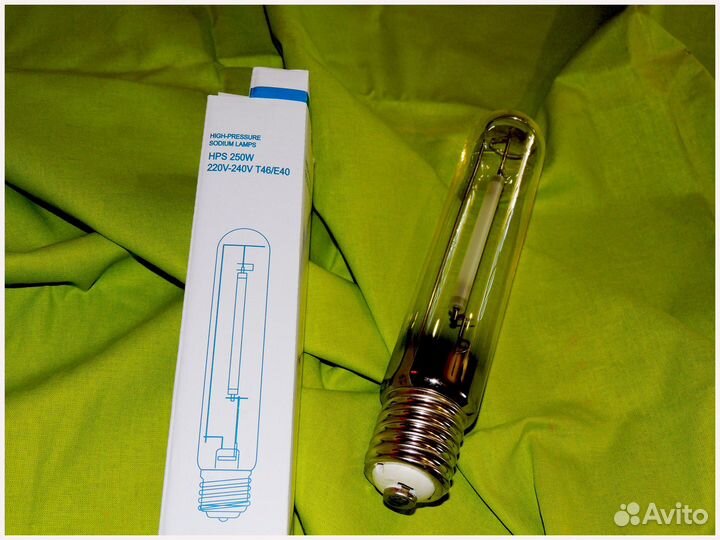 Лампа Днат 250 ватт для растений 2000 Кл