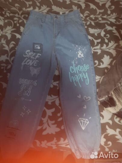 Джинсы для девочки 134 140р