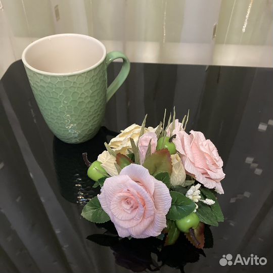 Цветочные букеты из гофрированной бумаги