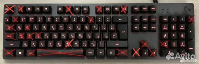 Оригинальные кейкапы для Logitech G413 G810 G513 купить в Нижнем ...